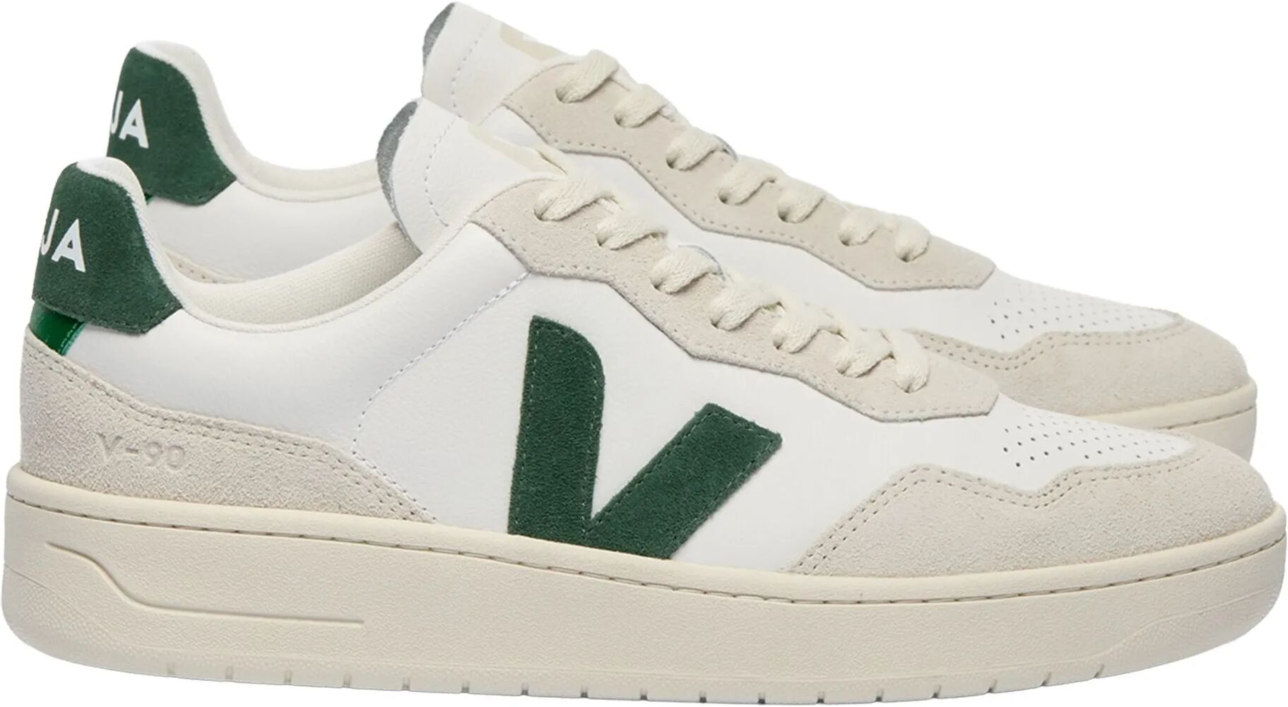 Veja Baskets V-90 Cuir O.T. Vert foncé 36