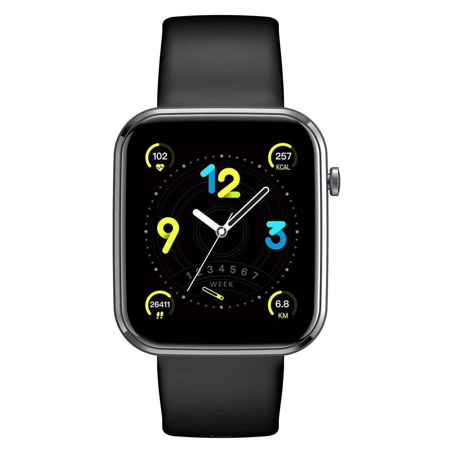 Celly Smartwatch Black Trainerwatchbk (Aluminium, Schwarz, ohne SIM) (TRAINERWATCHBK)