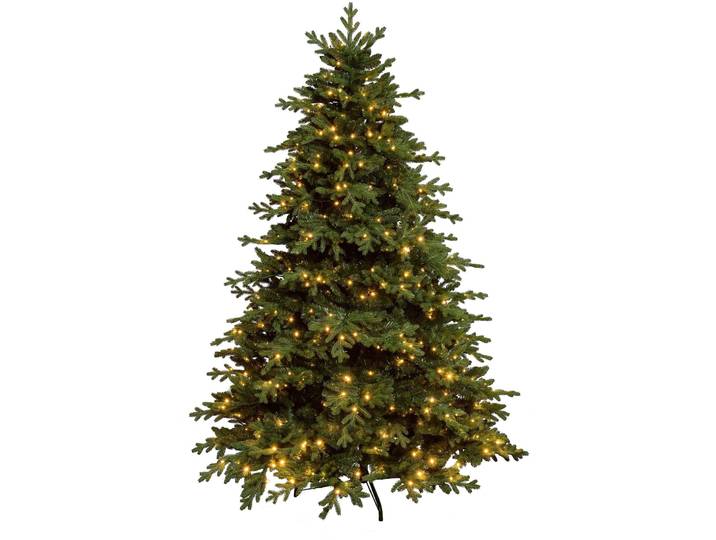 Weihnachtsbaum 510 LED H220 - Farbe: grün - Material: PVC / PE / Metall - LED - Lichtfarbe: Warmweiss