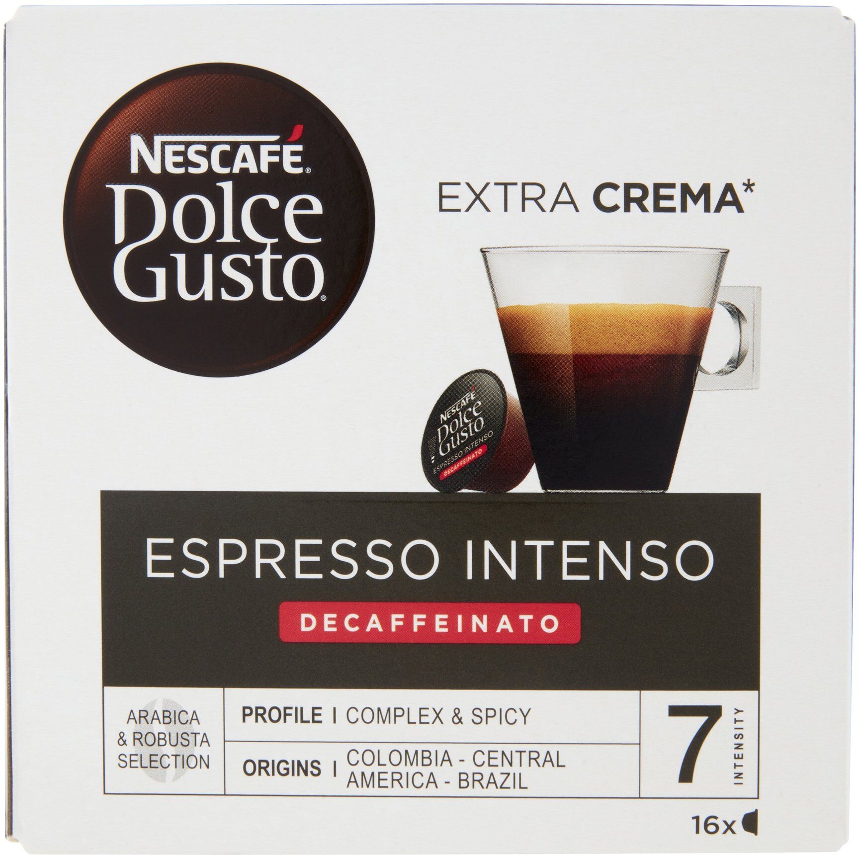 Capsule Nescafè 12523861 Espresso Intenso Decaffeinato