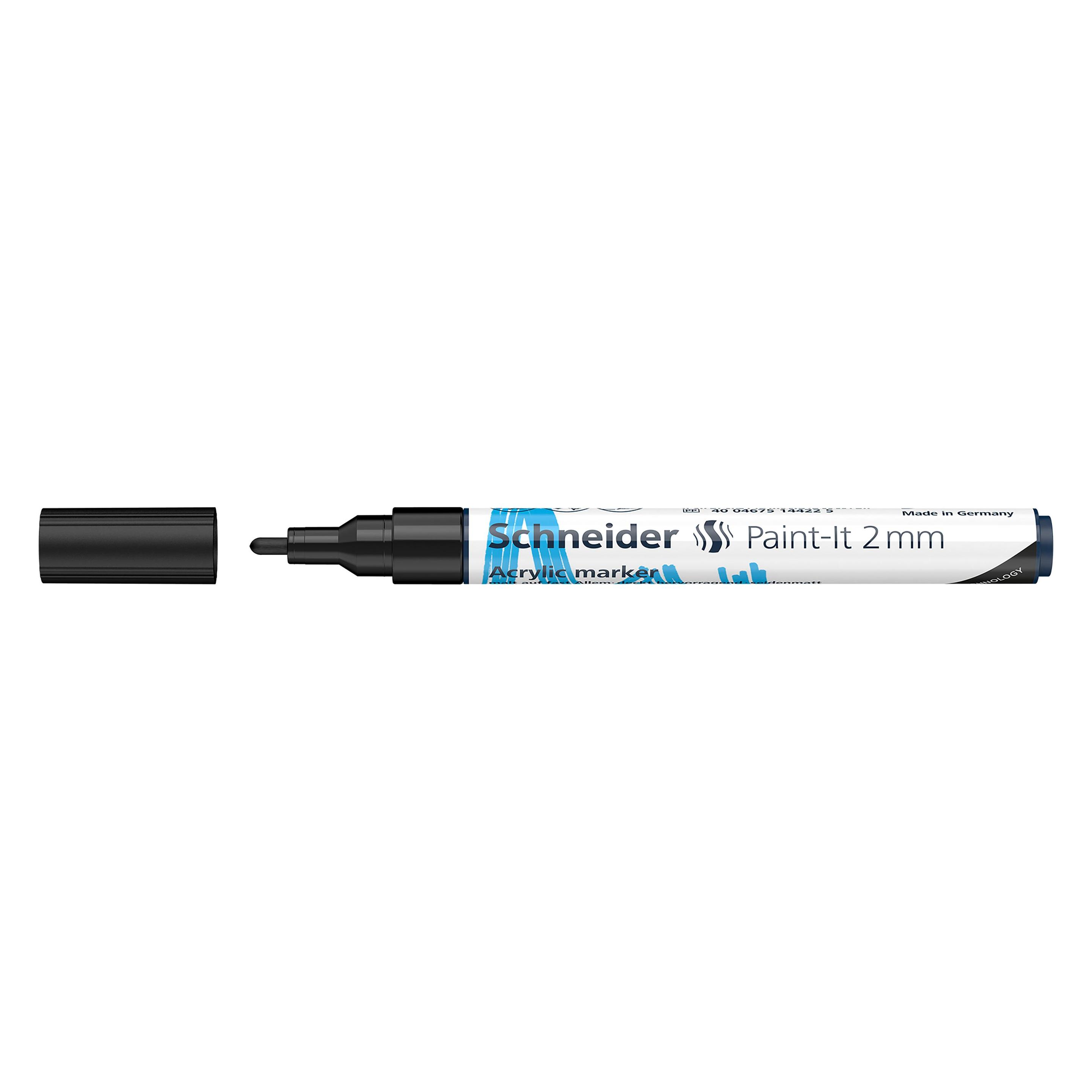 Schneider Acrylmarker Paint-It 310 2mm schwarz (1x) (120101)