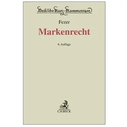 Markenrecht, Fachbücher von Karl-Heinz Fezer