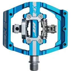 Pedale HT-X2 CNC Cromoly / 460 (Paar) g / marineblau