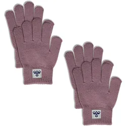 hummel® »Hmljr Knit Gloves 2P« - Gr. 8-12 - lila