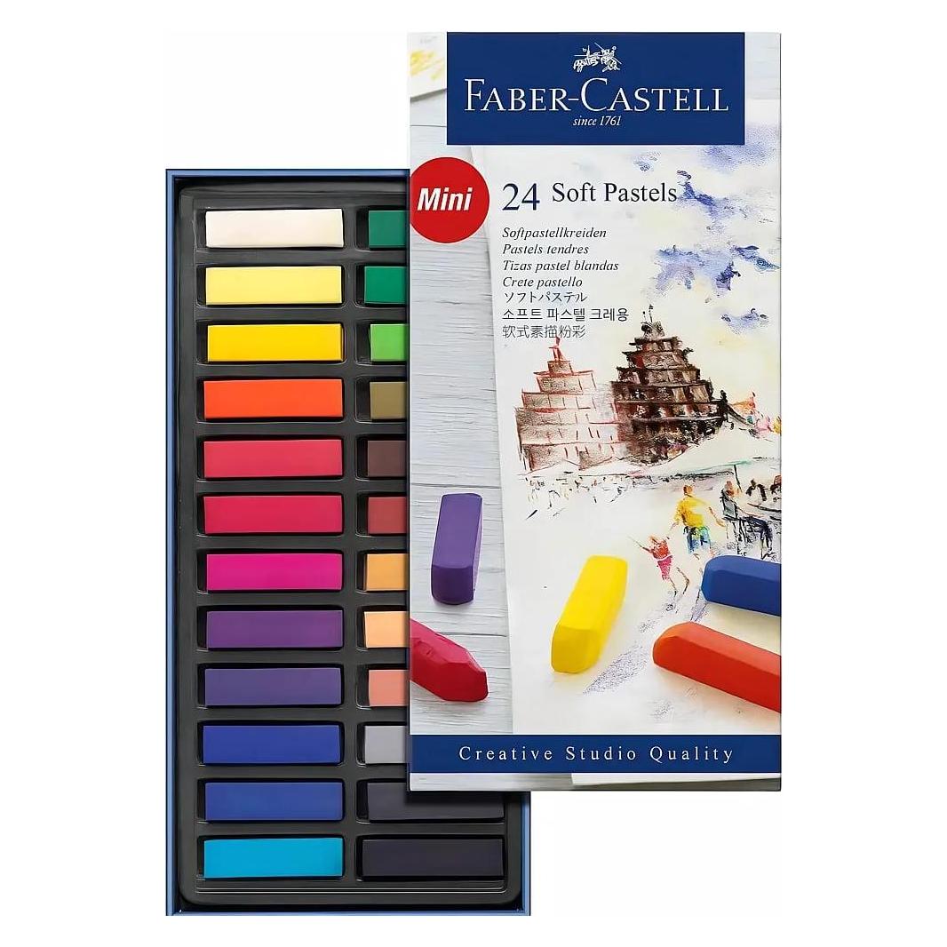 Faber-Castell Softpastellkreiden Mini (24x) (128224)