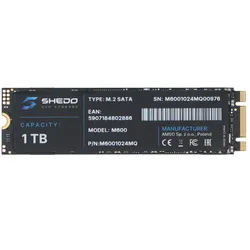 Nowy Dysk SSD SHEDO M600 1TB M.2 2280 SATA 540/480MBs