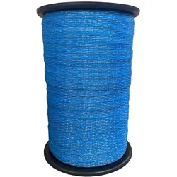 Weidezaunband Premium - blau - 200 m, 10 mm, 5 Niro - speziell zur Wildabwehr