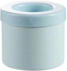 Daily Deals Depot Silicone Ice Ball Mold & Ice Storage Bucket For Whiskey, Cocktails & Cold Drinks 1pc Blue