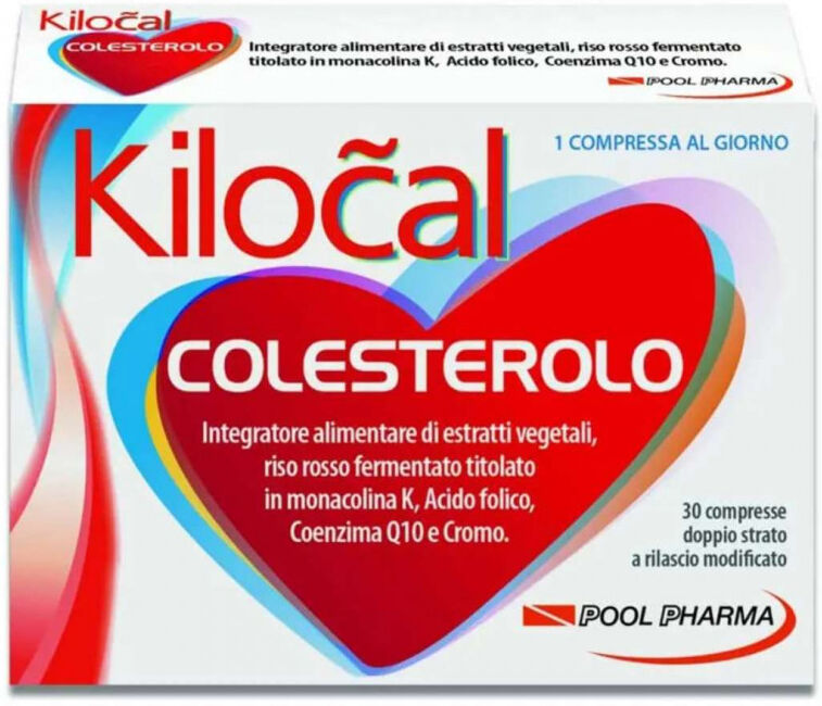 Poolpharma Pool Pharma Kilocal Integratore Colesterolo 30 Compresse