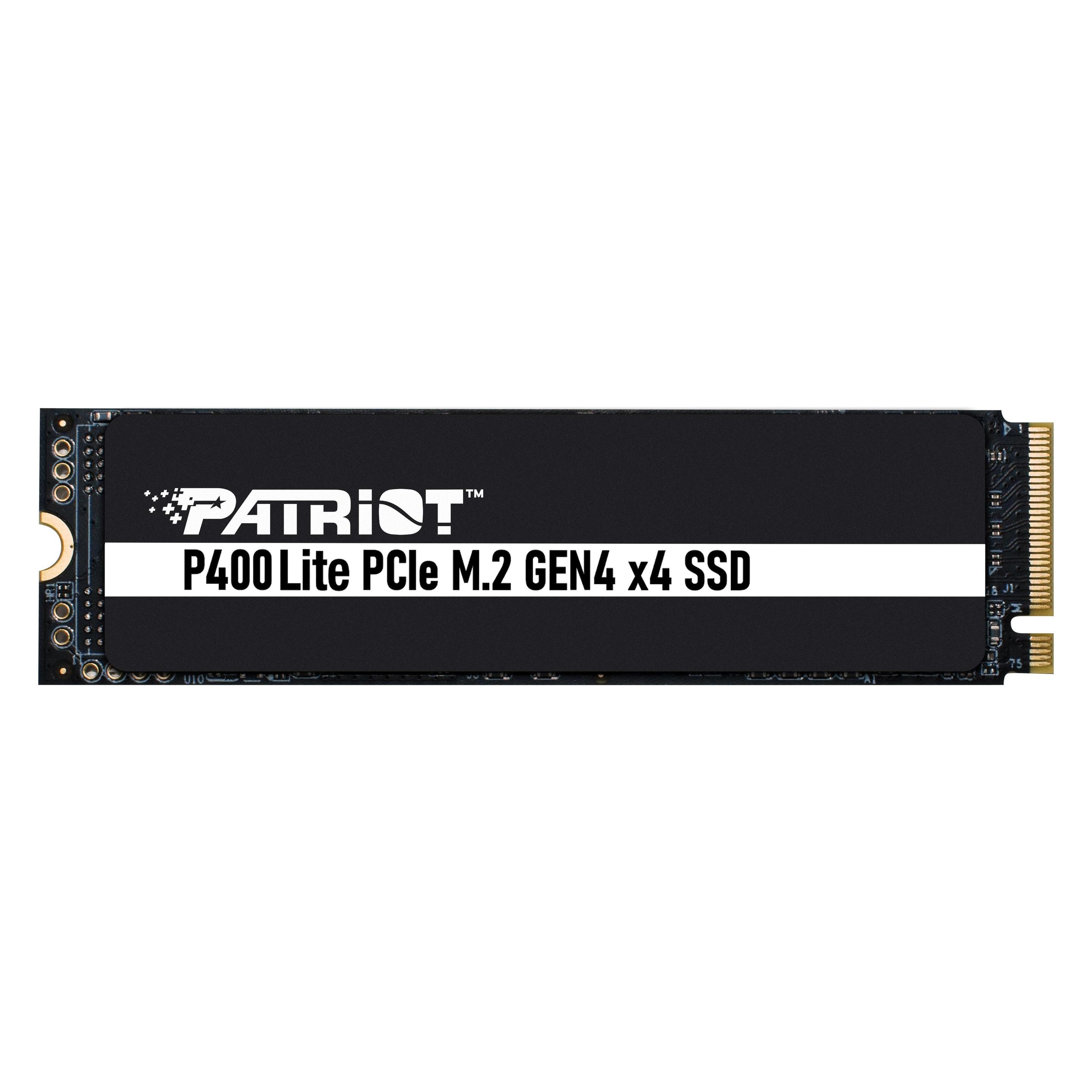 Patriot SSD 500GB M.2 P400 Lite PCIe 4x4 NVMe 3500/2400 (500 GB, M.2 2280) (P400LP500GM28H)