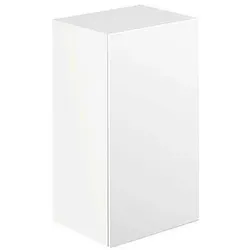Emco evo Halb-Hochschrank 957950404 750mm, mit Glastür, weiss hochglanz / optiwhite