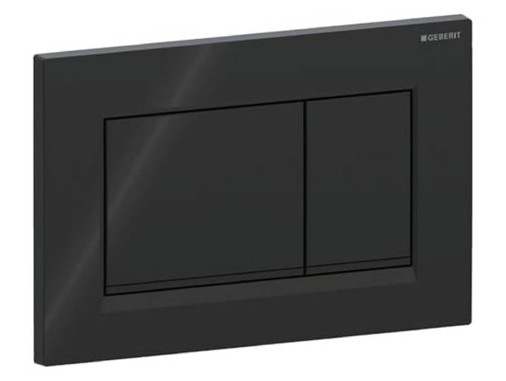 Plaque de fixation Geberit Sigma30\, pour rinçage à 2 quantités\, 115.883.DW.1\, Couleur: noir