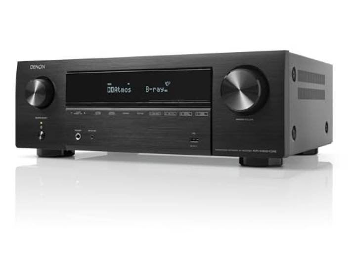 Denon AVR-X1800H DAB 7.2-kanaals AV-Receiver, 8K Ultra HD, HEOS Built-In, DAB+, Dolby Atmos, DTS:X, Bluetooth, Wifi - Zwart