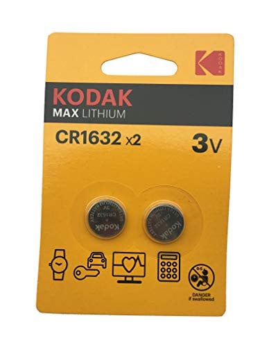 Kodak Max Lithium CR1632 Batterij (2 stuks)
