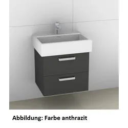 Artiqua 415 Waschtischunterschrank für Living City 817433 Sangallo Grau quer, 415-WU2L-L7-7154-432 415-WU2L-L7-7154-432