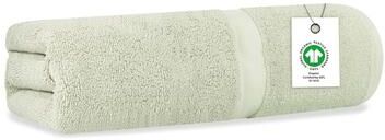 Delara Organic Cotton Luxuriously Plush Bath Sheet   GOTS & OEKO-TEX Certified   650 GSM Long Staple