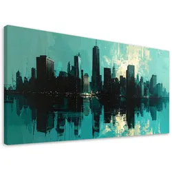 LEINWANDBILD Städte & Architektur 80x40cm