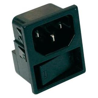 MPE-Garry C14 Net Entree Male with switch for 70 C (42R363152150)