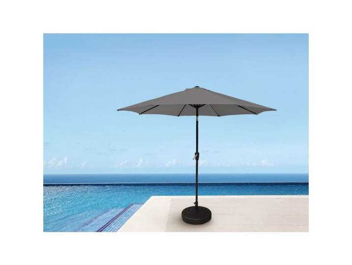 Sonnenschirm mit Sockel Uv50+ grau
