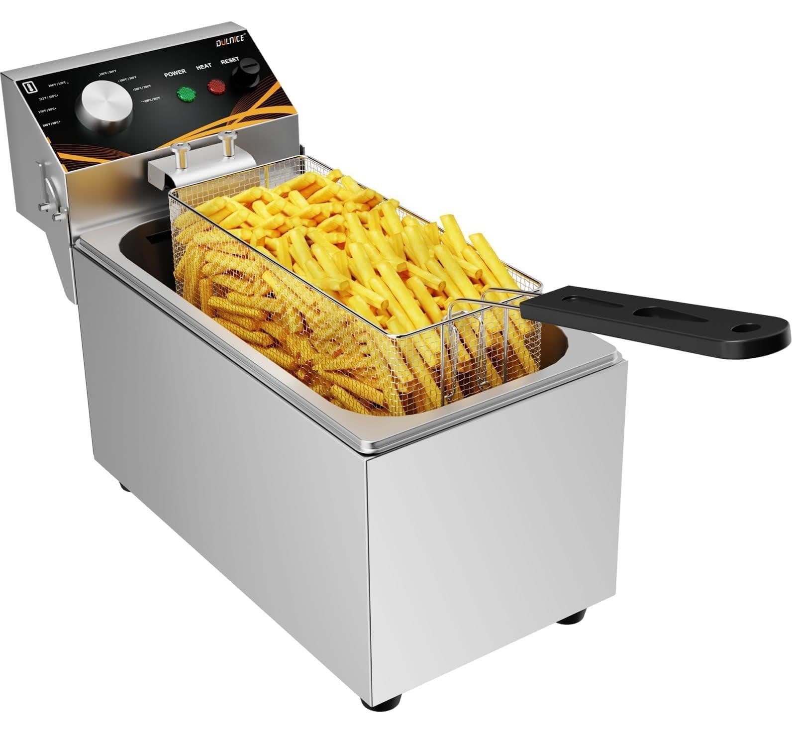 Selius Elektrische Frituurpan - 2000 W - 3,5 Liter - Roestvrij Staal
