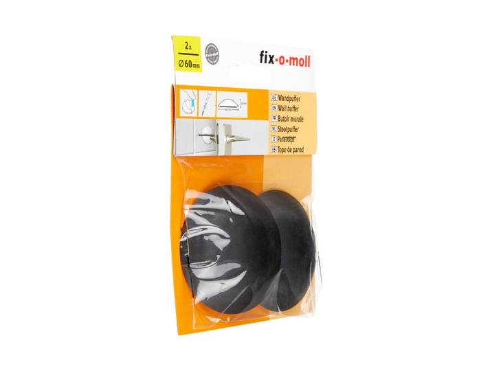fix-o-moll Wandpuffer Ø 60 mm zum Kleben oder Schrauben