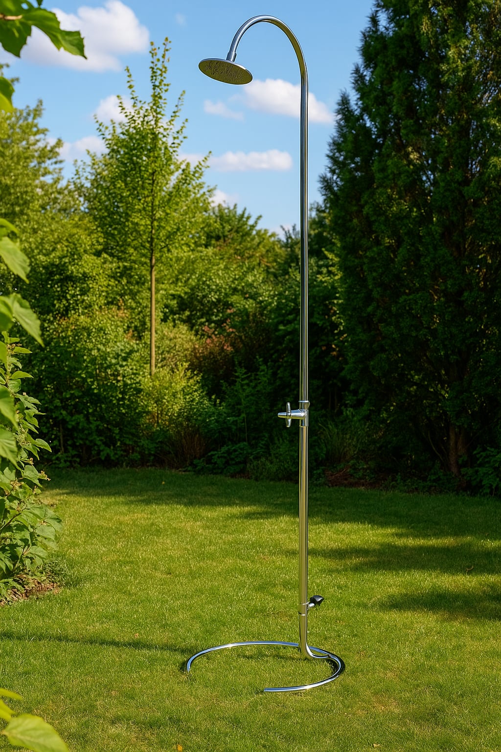 Eichenwald Ideal Edelstahl Eichenwald Modell 70 Gartendusche Marlin Typ Kaltwasser