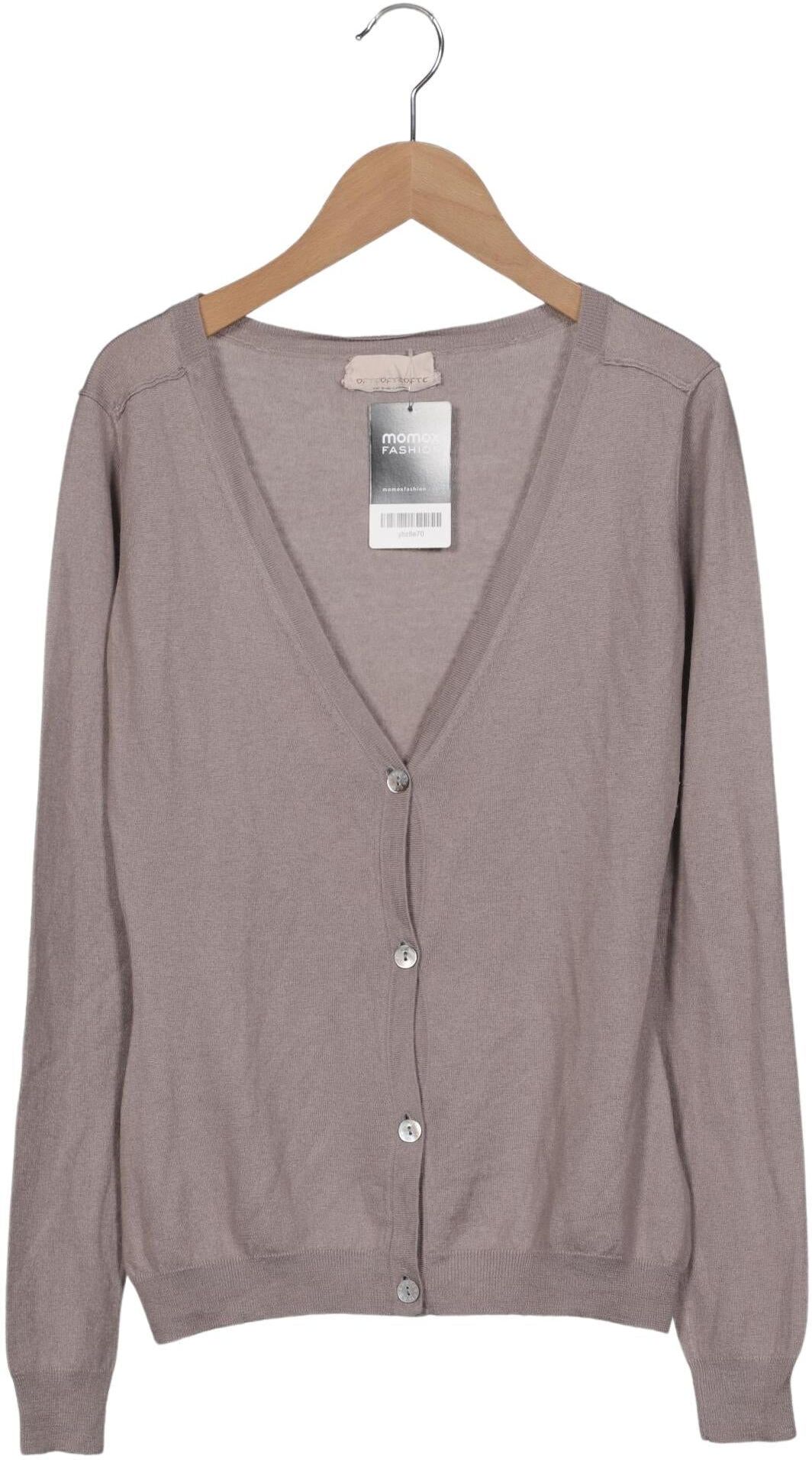 FTC Cashmere Damen Strickjacke, Grau, Gr. S, Kaschmir / Seide - Second Hand