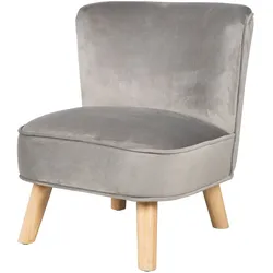 Kindersessel roba LIL (LBH 48x44x50 cm) - grau - LBH 48x44x50 cm