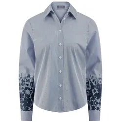 Streifenbluse BASLER blau, 38