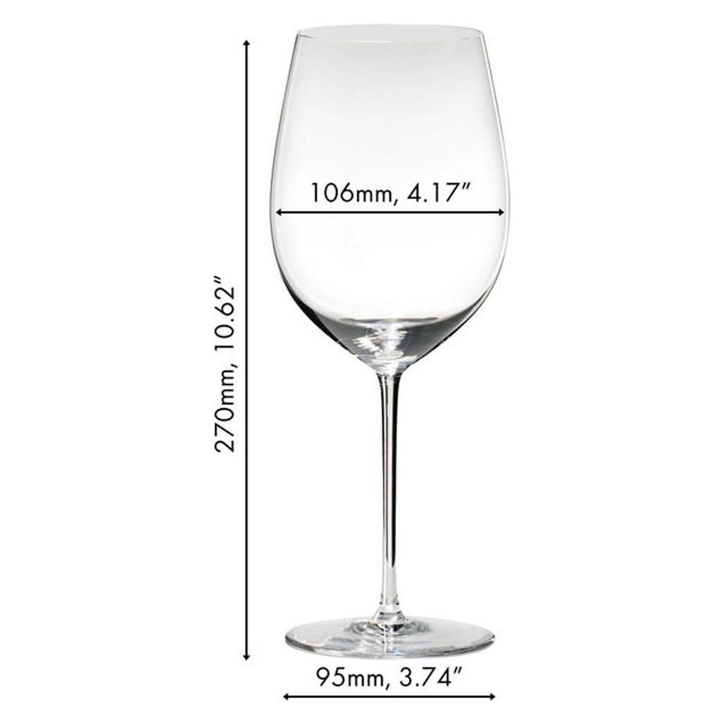 Riedel Sommeliers Bordeaux Grand Cru Aktion (86 cl, 2 Gläser, Rotweingläser) (2440-00-270)
