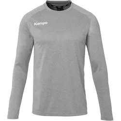 Kempa Performance Langarmshirt dark grau melange 3XL