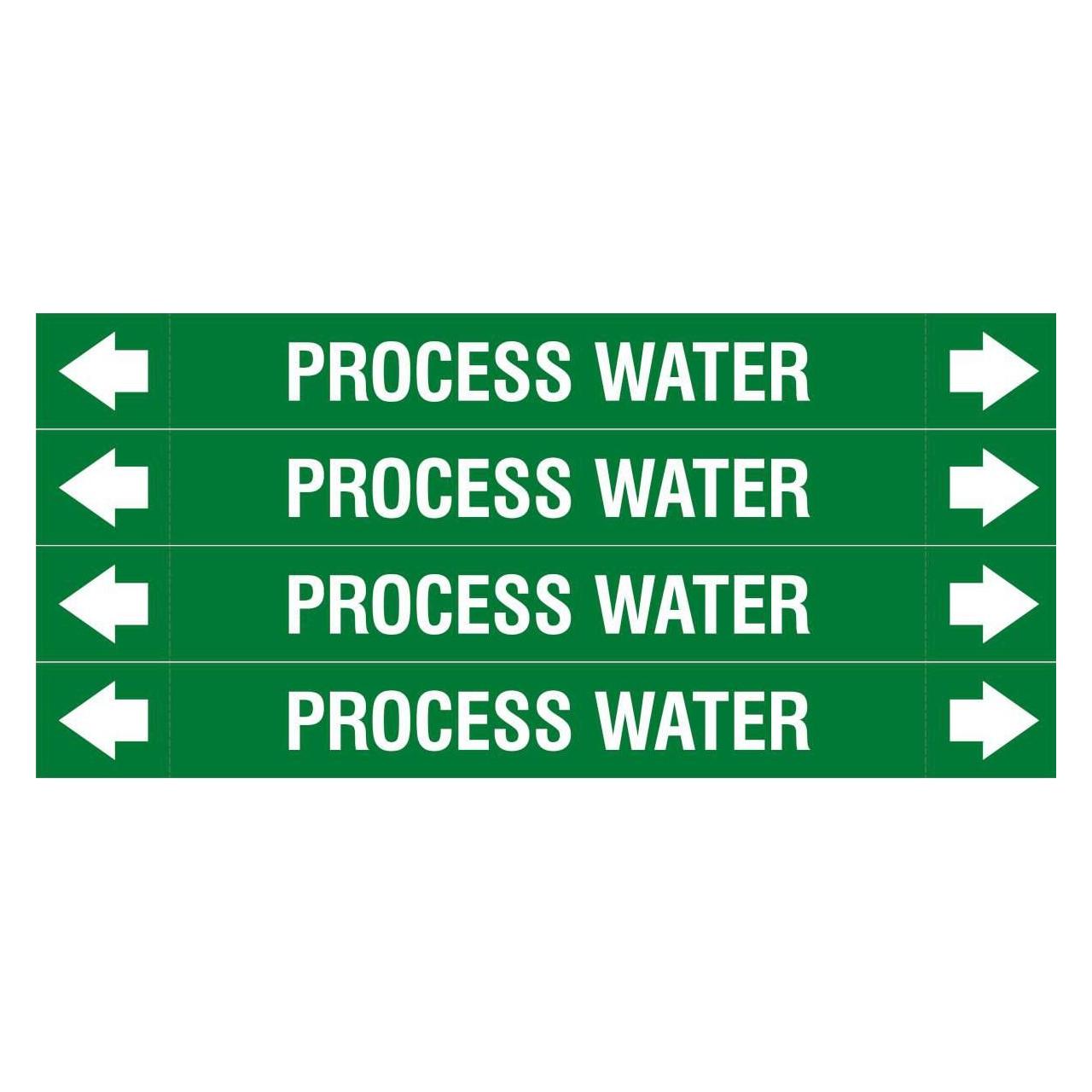Brady ASME - Rohrmarkierer - Process Water (ASMEPM-26X230MM-PROCESS WATER)