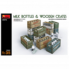 MiniArt - Milk Bottles and Wooden Crates - 1:35 - 180 Teile 311030