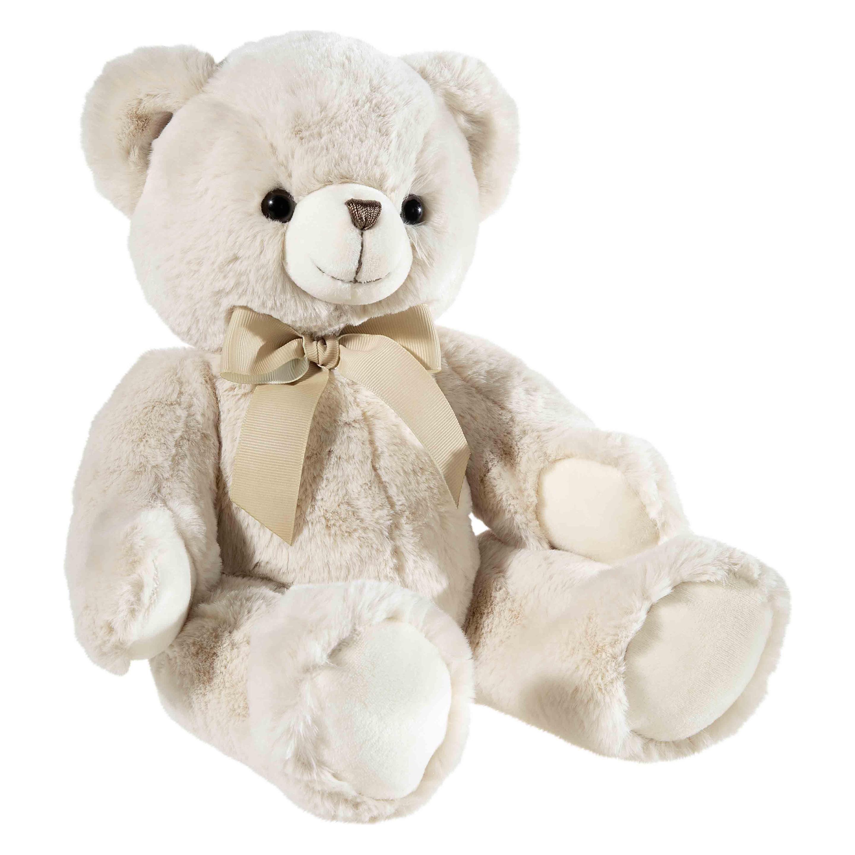 Heunec Bär Plüsch 26cm mit Schleife beige (25 cm) (140554)