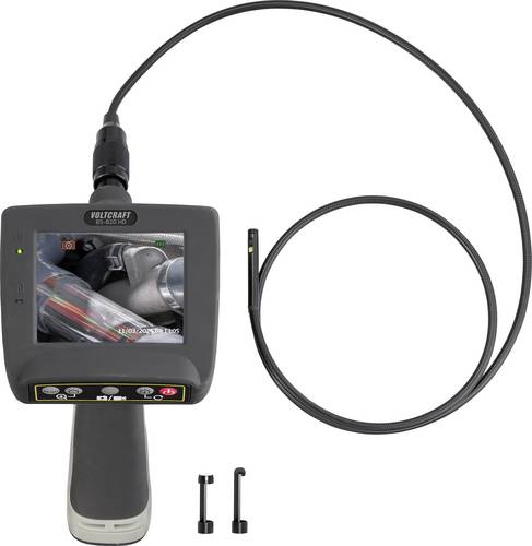 VOLTCRAFT BS-820 HD Endoskop Sonden-Ø: 5.5mm Sonden-Länge: 1m komplettes Gerät IP67 Dual Kamera mit Wechselsystem