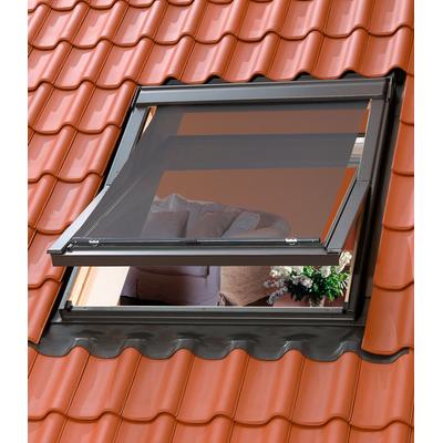 Hitzeschutz-Markise VELUX "mit Haltekrallen MHL PK00 5060", schwarz, Aluminium, Polyester, Markisen, Tageslicht & Hitzeschutz