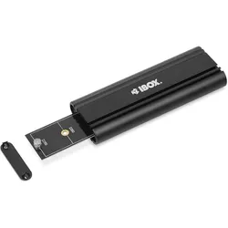 iBox HD-07 SSD FESTPLATTENGEHÄUSE M.2 NVME (M.2), Festplattengehäuse, Schwarz