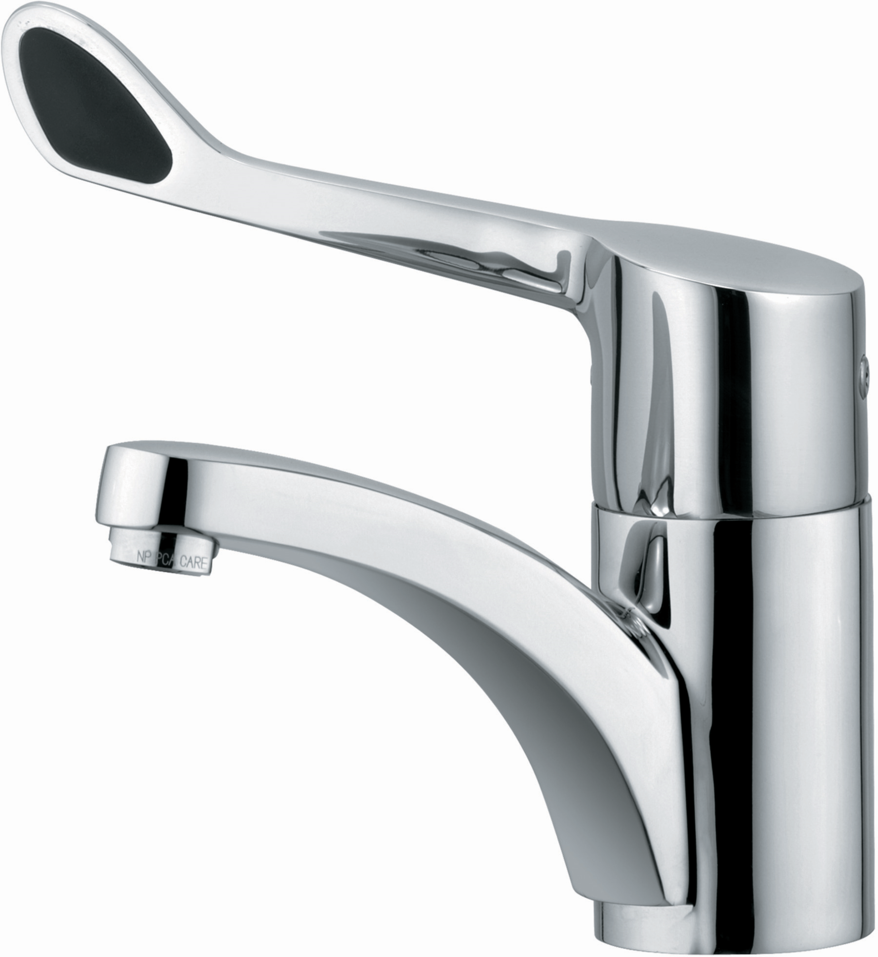Kludi Medi-Care mitigeur lavabo 341120534 Levier d'entretien, bec fixe, chromé