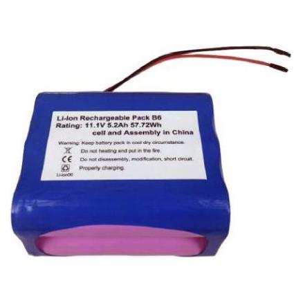 RS PRO 18650 11.1V 5200 mAh 3S2P B6 type (1 Stk., 18650, 5200 mAh) (Sg-18650-11.1V-5.2A-3S2P-B6)
