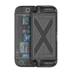 Dux Ducis Schutzhülle für Nintendo Switch 2 – Switch 2 Case schwarz, Slim Hülle, Hardcase mit rutschfestem Griff