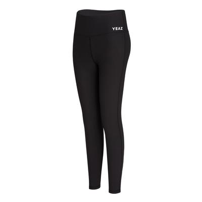 Leggings YEAZ "Leggings VIBRANT", Damen, Gr. S, US, schwarz, Obermaterial: 87% Nylon NY. 13% Elasthan EL., Hosen Leggings