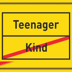 HB-Druck Teenager Kind Schild Ortsschild A1 (594x841mm)