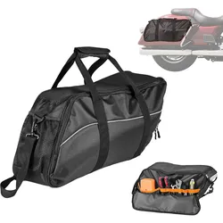 VEVOR Motorradtasche Satteltasche Innentasche 18 L Aufbewahrungstasche für Reisegepäck, kompatibel mit Harley Davidson 1993–2022 Touring Road/Street Glide/Electra Glide/Road King Satteltasche