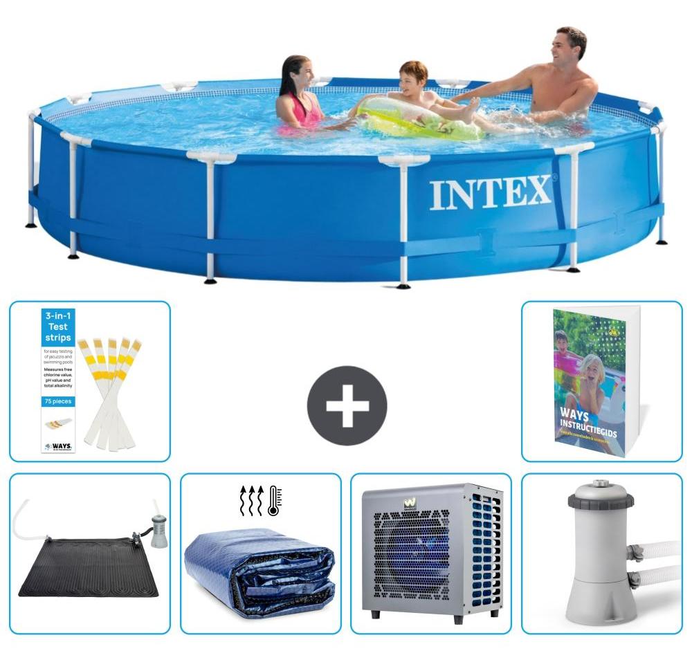 Frame Pool Rund - 366x76 cm - 5-teilig S42