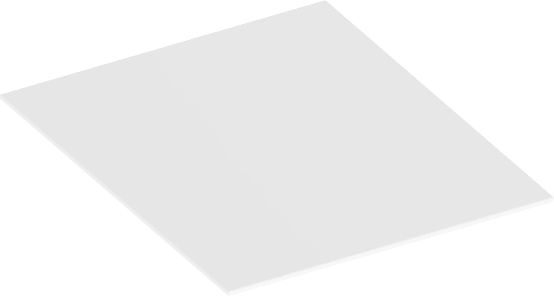 Keuco Edition 90 plaque de recouvrement 39024919000 40.2x0.4x48.6cm, pour buffet 40cm, ardoise