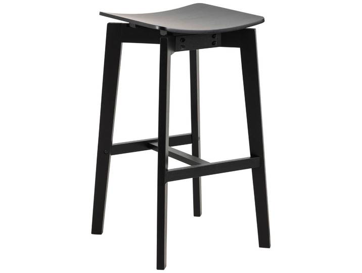 Barhocker Holz Schwarz