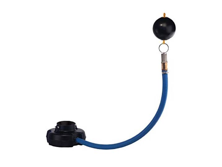 3P Pumpenfuß für eine Tauchdruckpumpe bzw. Tauchpumpe mit schwimmender Ansaug-Armatur für die Entnahme des Regenwassers aus der Zisterne bzw. Regenwassertank