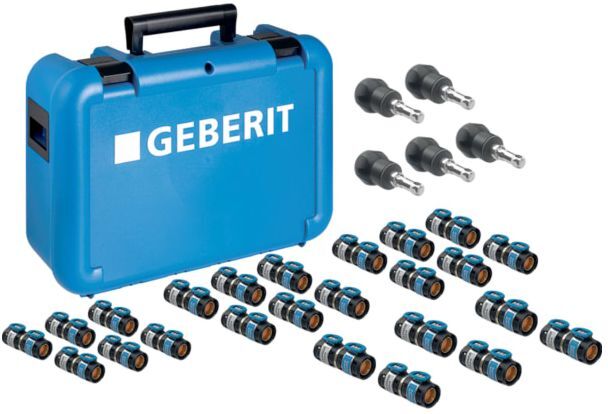 Geberit FlowFit Koffer 655085001 mit Übergängen auf Fremdsysteme