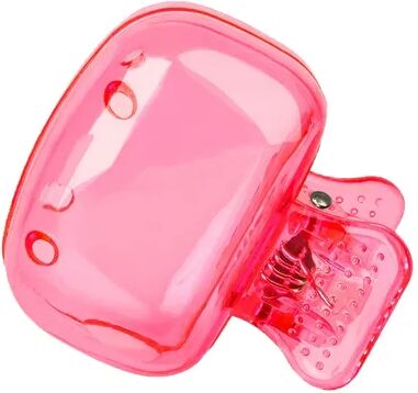 Perfect Picks Market Travel Toothbrush Head Cover Protector Case Portable Toothbrush Clip For Household & Travel pink