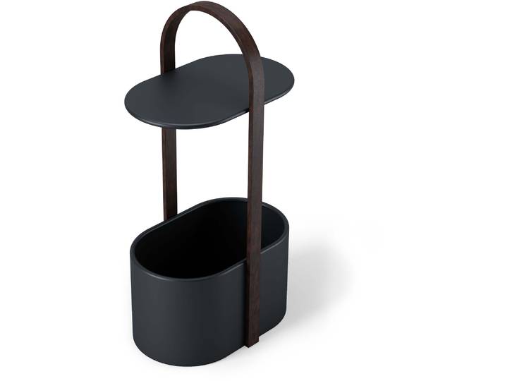 Umbra Bellwood, Beistelltisch, Ovale Form, Schwarz